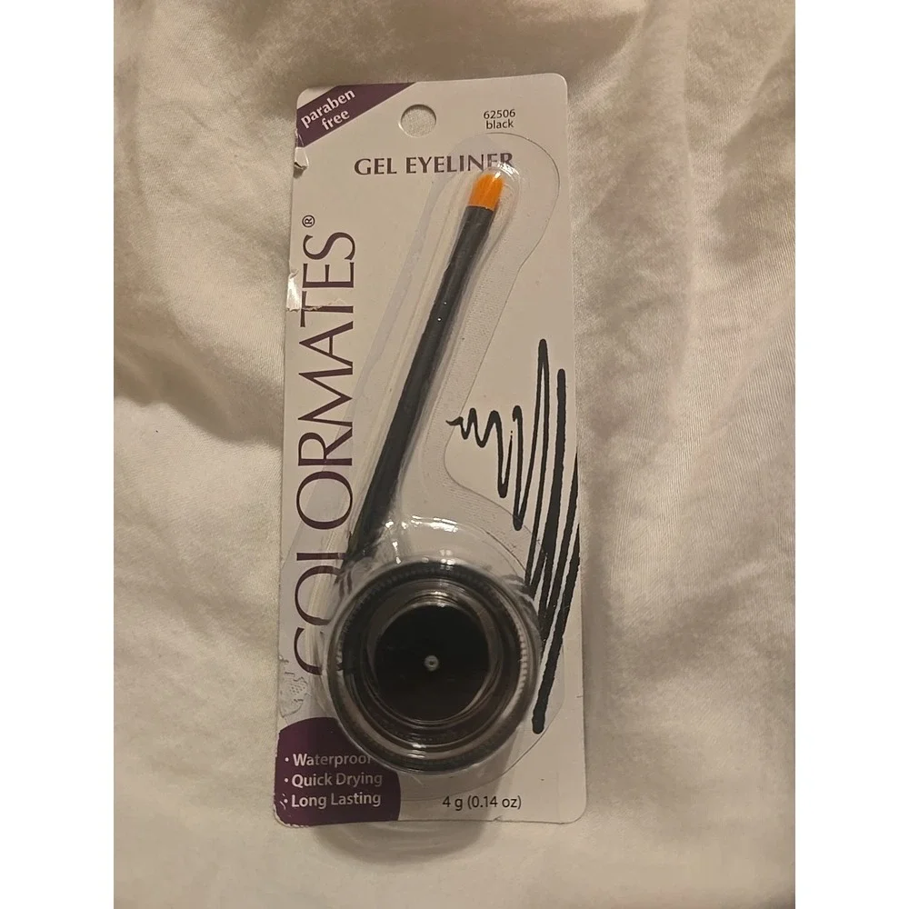 COLORMATES Gel Eyeliner Black 62506 Waterproof‎ Long Lasting Quick Drying